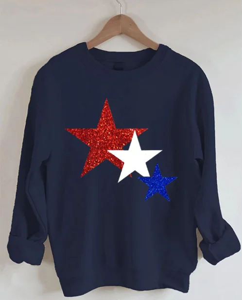 Glitter 4th of July Sweatshirt