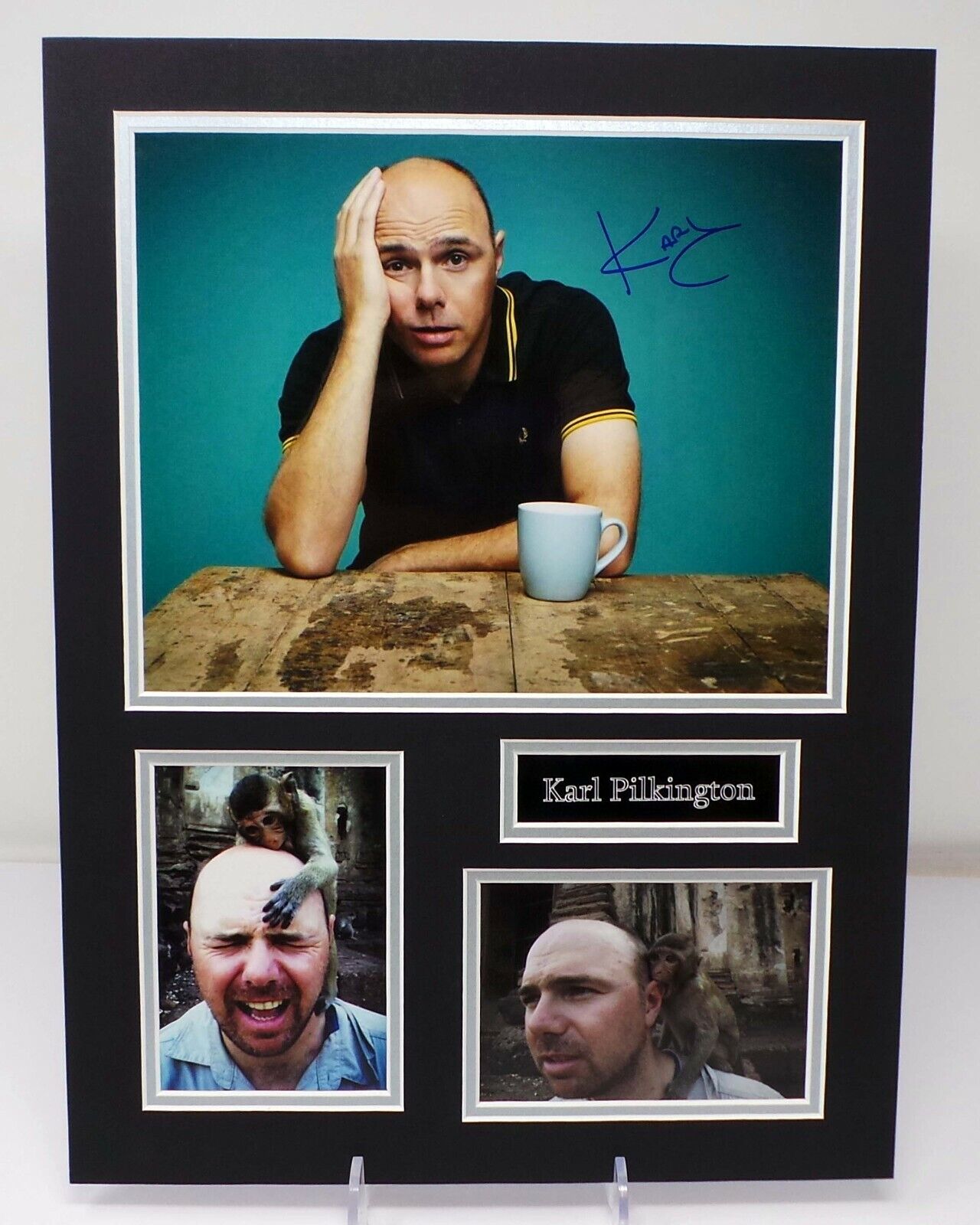 Karl PILKINGTON Signed Mounted Photo Poster painting Display AFTAL RD COA The Moaning Of Life