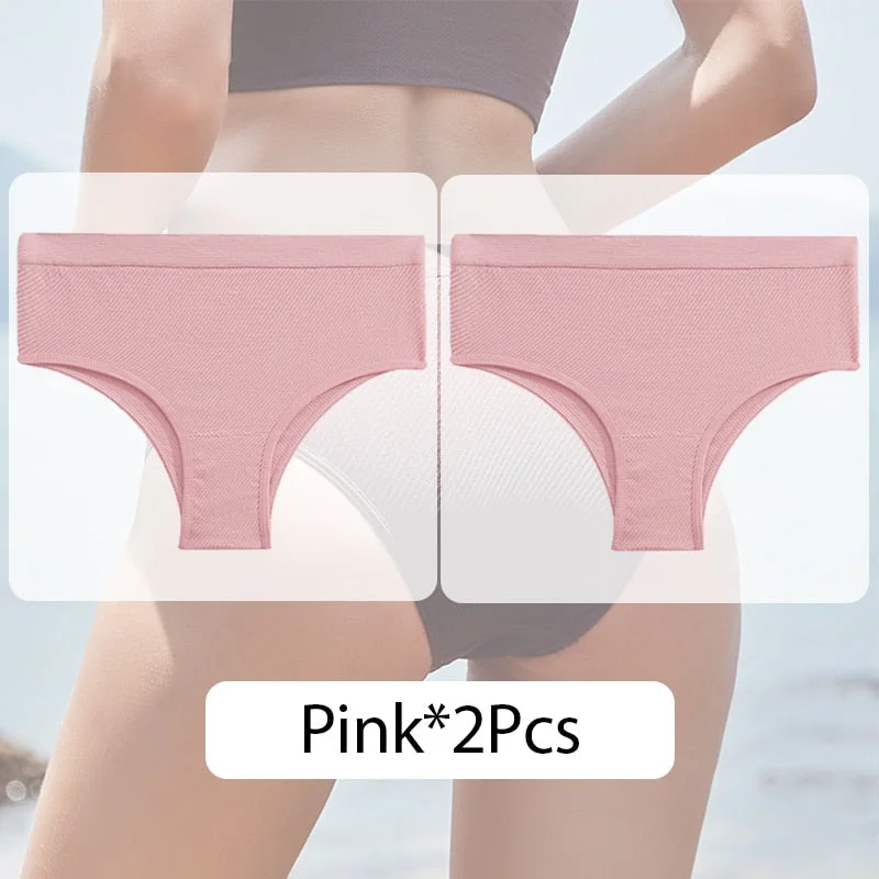 FINETOO Women Seamless Panties M-XL Low Waist Briefs Ladies Comfortable Underpants Sexy Girls Underwear Female Lingerie 6 Colors