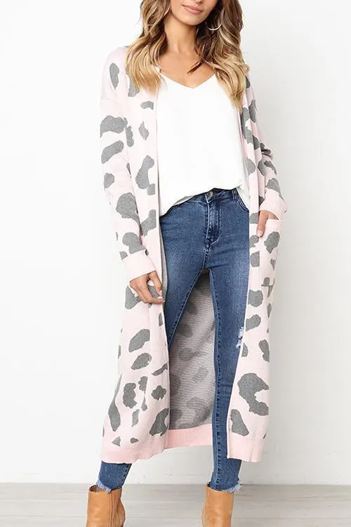 Autumn Long Sleeve Knit Sweater Coat