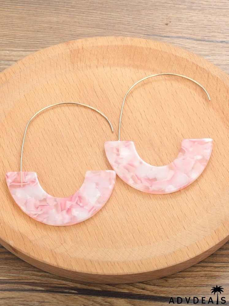 Geo Decor Cuff Hoop Earrings