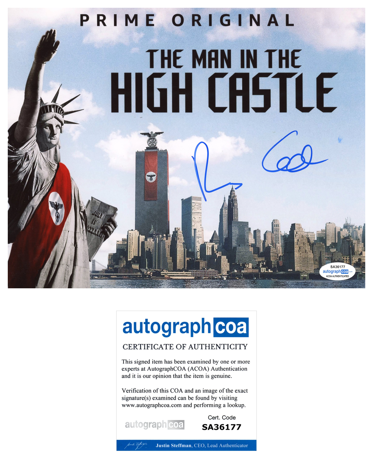 Rufus Sewell Signed Autographed 8x10 Photo Poster painting The Man In The High Castle ACOA COA