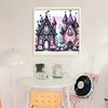 Halloween Hut-11CT Stamped Cross Stitch 40*40cm/15.75*15.75in