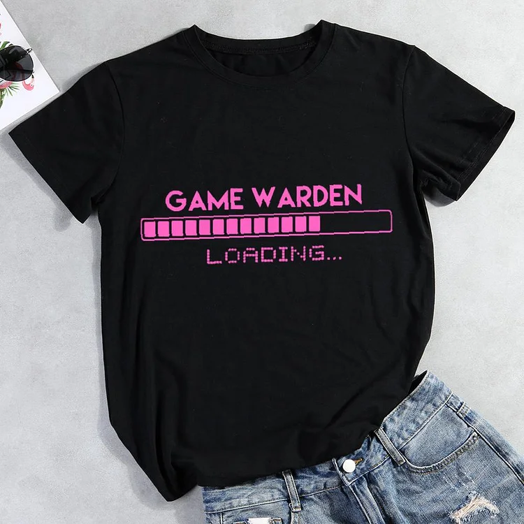 Game Warden Loading Round Neck T-shirt