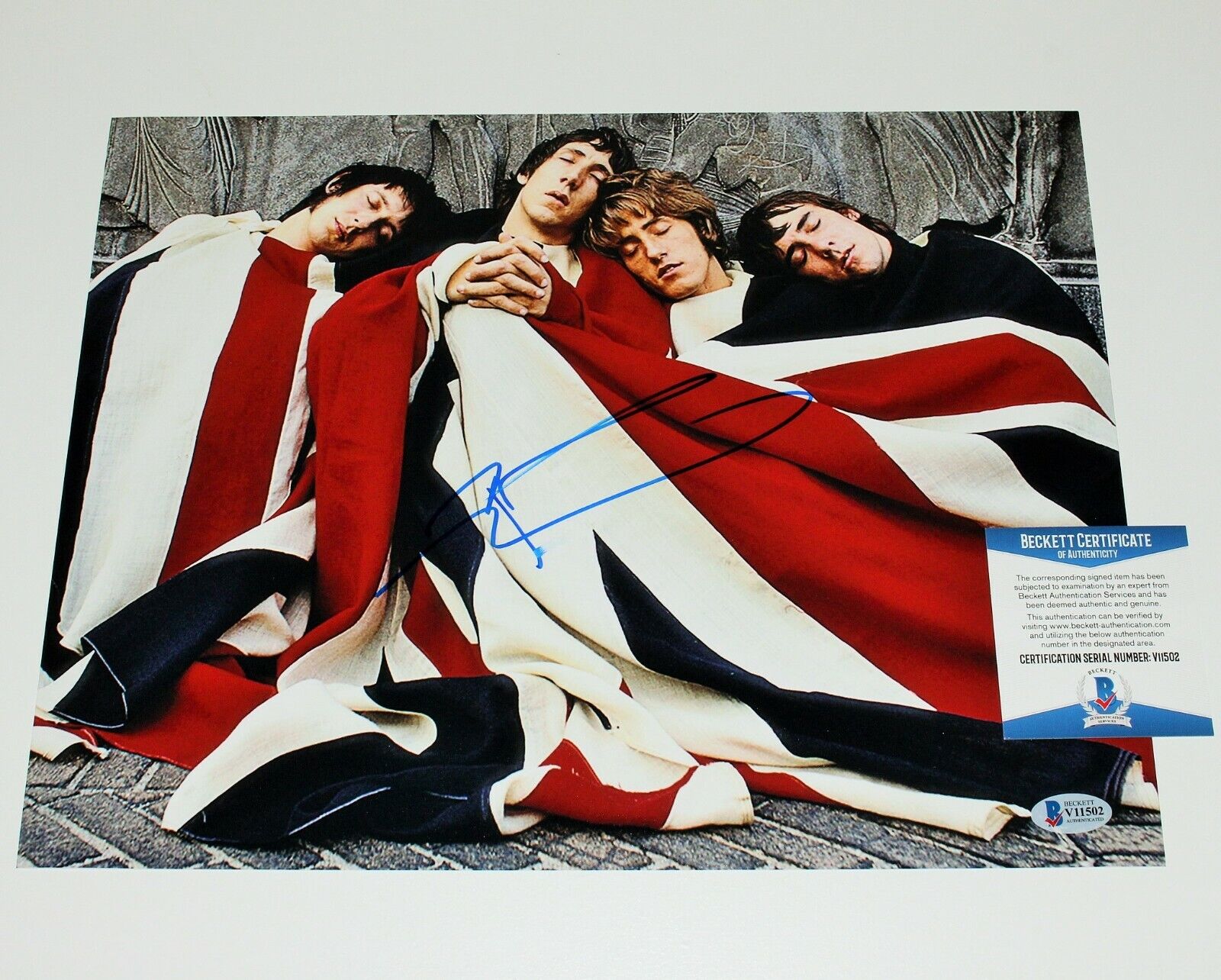 PETE TOWNSHEND THE WHO SIGNED 11x14 Photo Poster painting 1 GUITAR ICON BECKETT COA TOMMY BAND