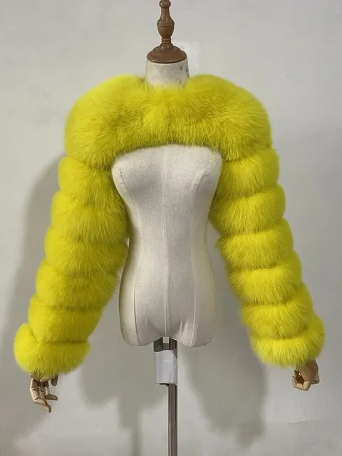 Fashionable Autumn And Winter Women's Cape Fur Coat
