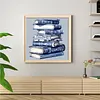 Blue Porcelain Books - 11CT Stamped Cross Stitch 40*40cm tapestrymarket