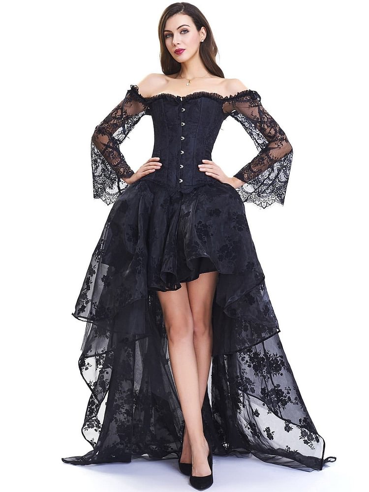 Halloween Gothic Steampunk Corset Skirt SP14298