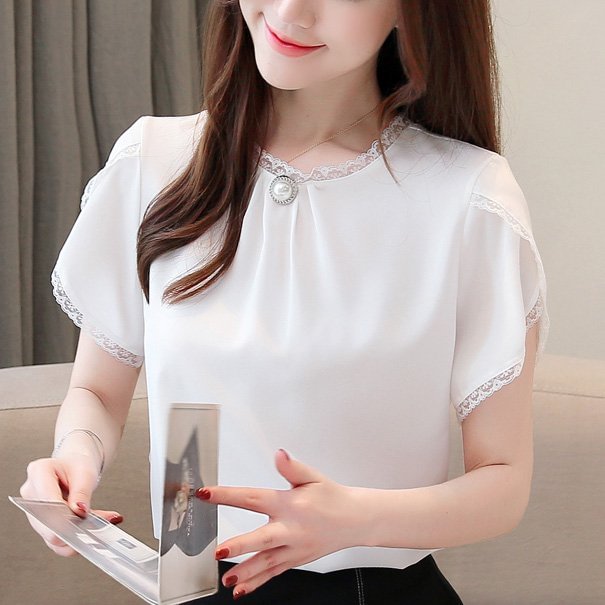 Elegant Short Sleeve Shirts & Tops