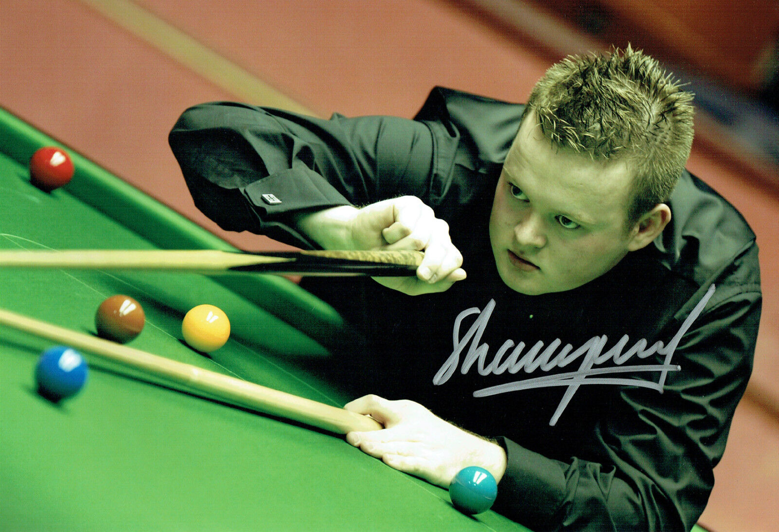 Shaun Murphy SIGNED Autograph Snooker 12x8 Photo Poster painting AFTAL COA Crucible Champion