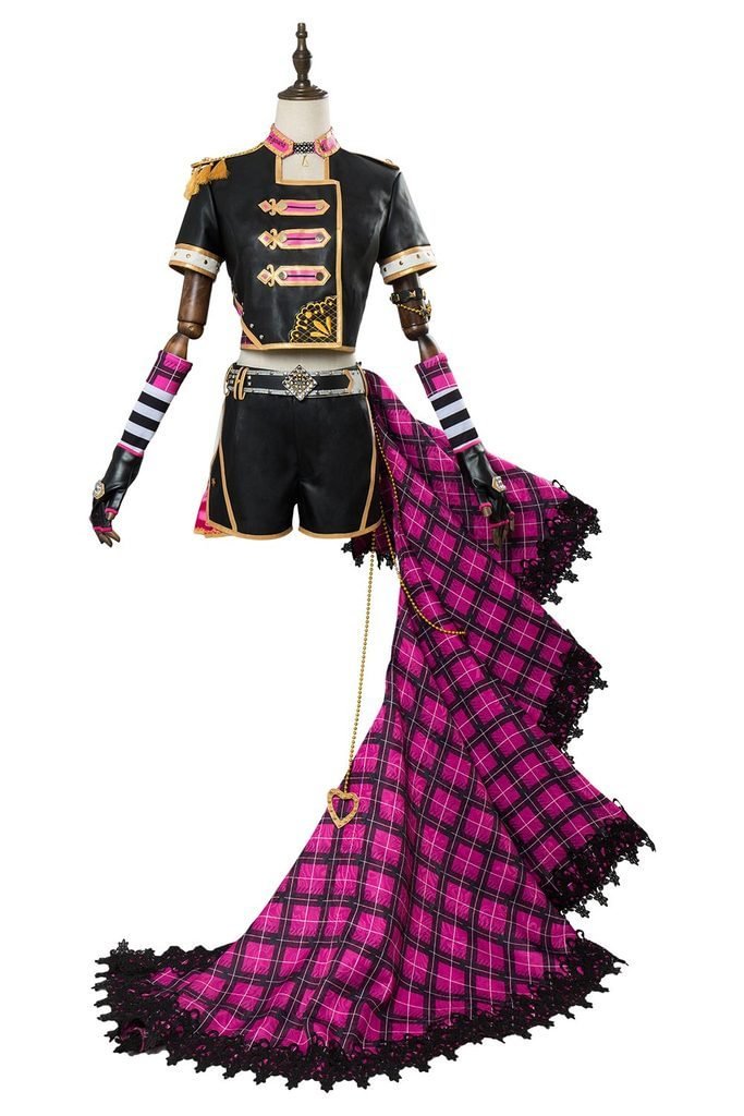 Love Live Sunshine Aqours Sakurauchi Riko Punk Rock Outfit Cosplay Costume
