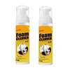 choxila 2Pcs Multipurpose Foam Cleaner Spray 100ml, Foam Cleaner for car and House Lemon Flavor, All-Purpose Household Cleaners for Car and Kitchen (2 Pcs)