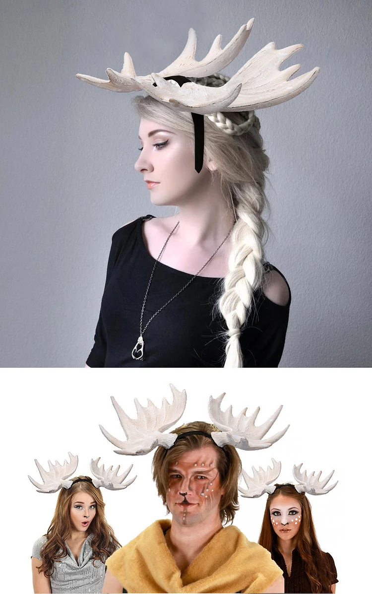 Halloween Reindeer Antlers Headband-elleschic