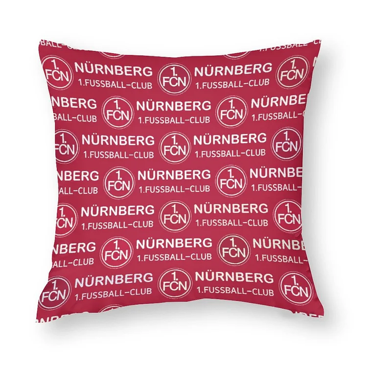 FC Nürnberg Dekorative 4er Set Kissenbezüge Kissenhülle Sofakissen Bezug