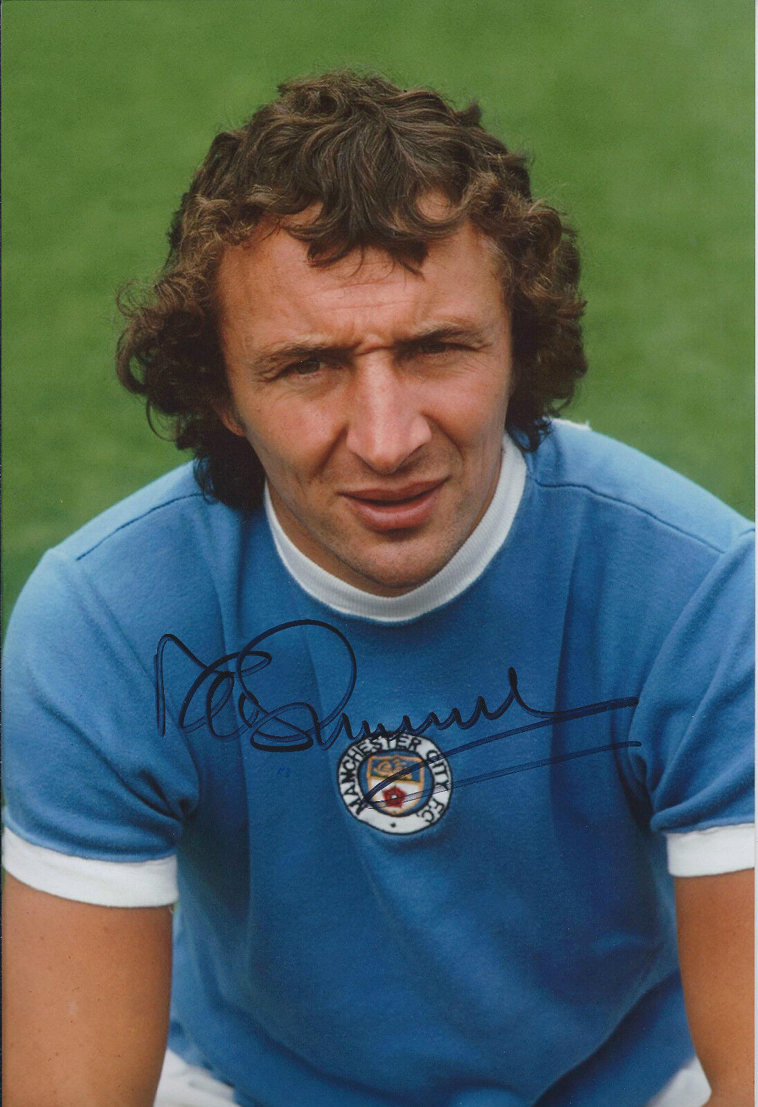 Mike SUMMERBEE SIGNED COA Autograph 12x8 Photo Poster painting AFTAL Man City Authentic Genuine