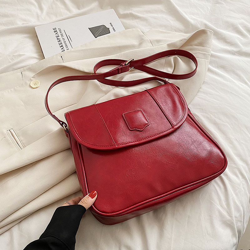 2024 New Niche Fashion Retro Large-capacity Briefcase