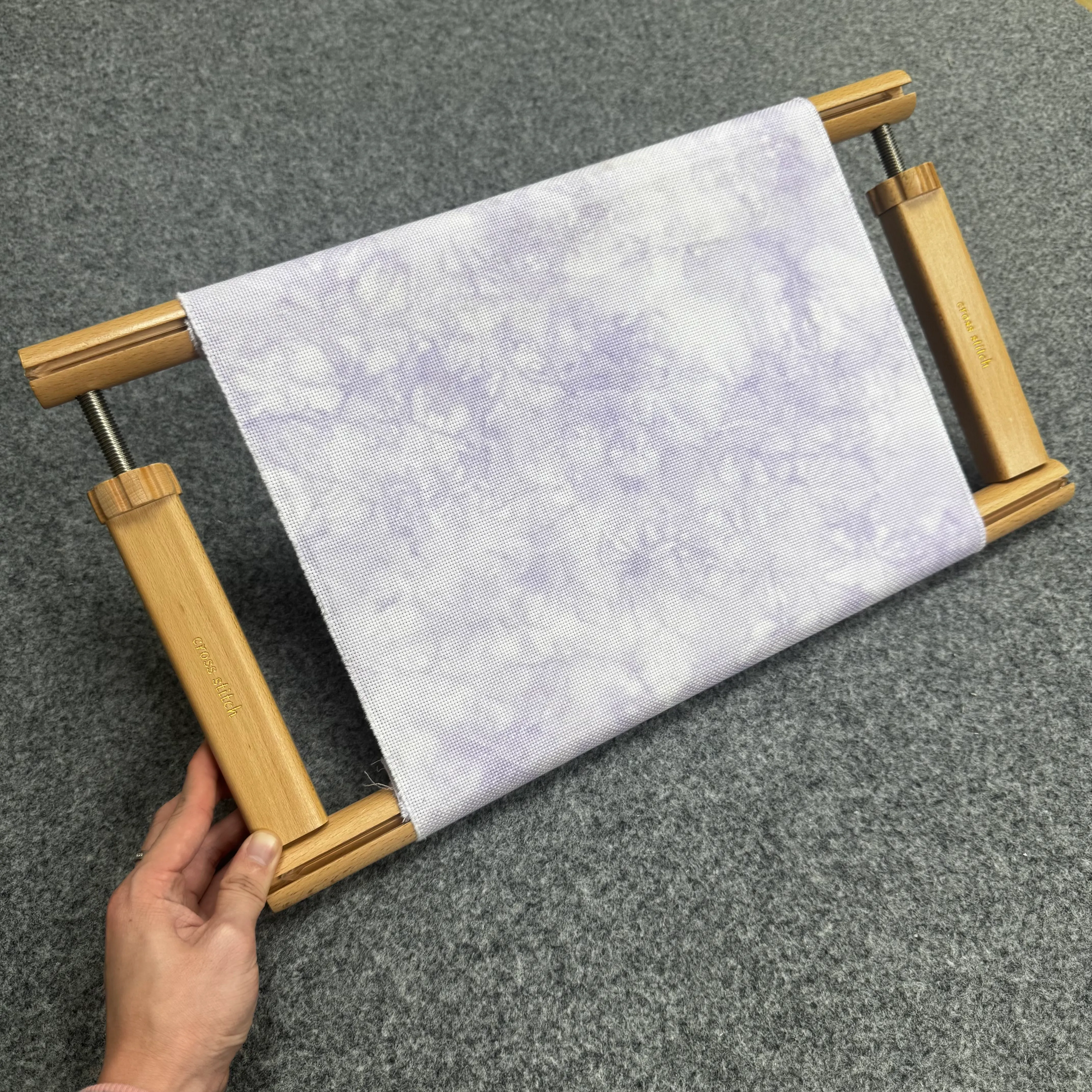 Embroidery Frame Adjustable Tension, Scroll Frame, Stitching Frame ...
