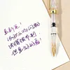 12K Gold Fully Transparent Series Piston Pen