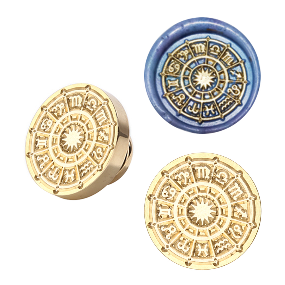 

25mm Vintage Abstract Sealing Wax Stamp Head - Wax Seal Stamp, 501 Original