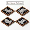 12Pcs DIY Pearl Painting Animal for Home Wall Decor(15x15cm)