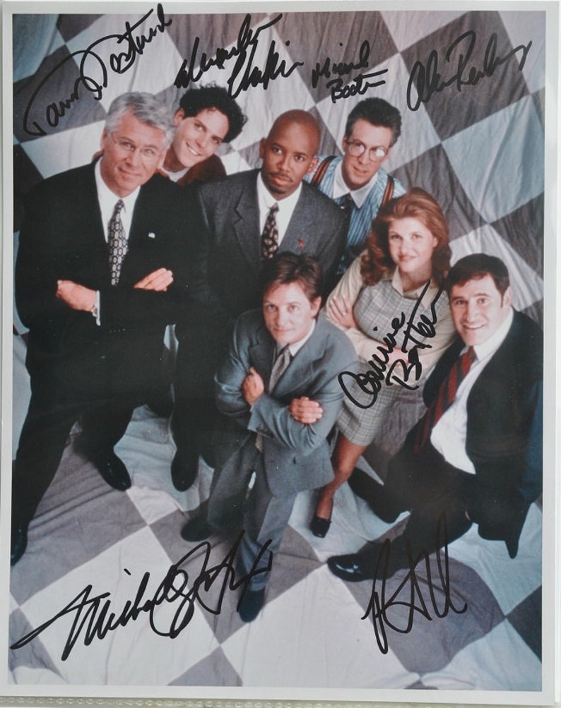 SPIN CITY Cast Signed Photo Poster painting X7 Michael J. Fox, Richard Kind, Alan Ruck wCOA