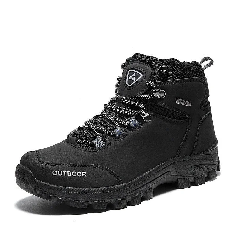 Men Outdoor Wide Fit Round Toe Non Slip Durable Sport Hiking Boots Men's Sneakers