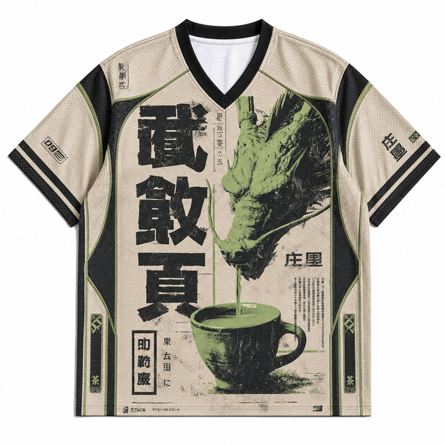 Tea House Mesh Jersey