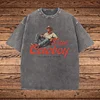True Cowboy Graphic Print Washed T-shirt by Inlyline