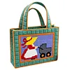 Handbag DIY Cross Stitch Purse Kit for Adult Beginners Women Shopping Handmade Braided Yarn Bag Material Set Embroidery Tote Bag Kits with Instruction tapestrymarket