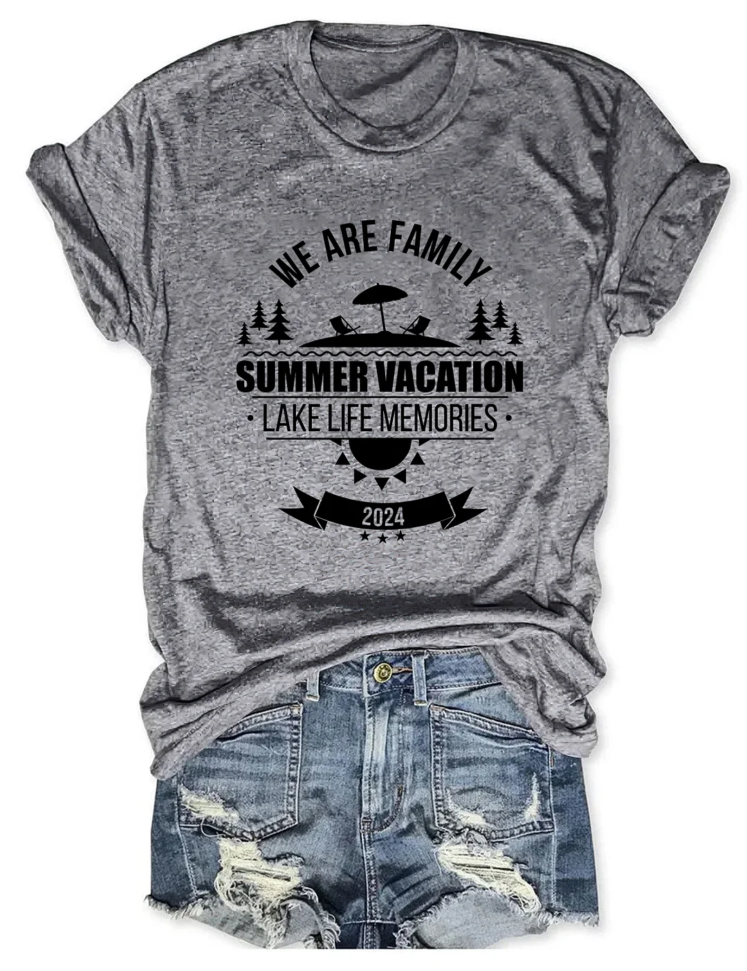 We Are Family Summer Vacation  Lake Life Memories T-Shirt