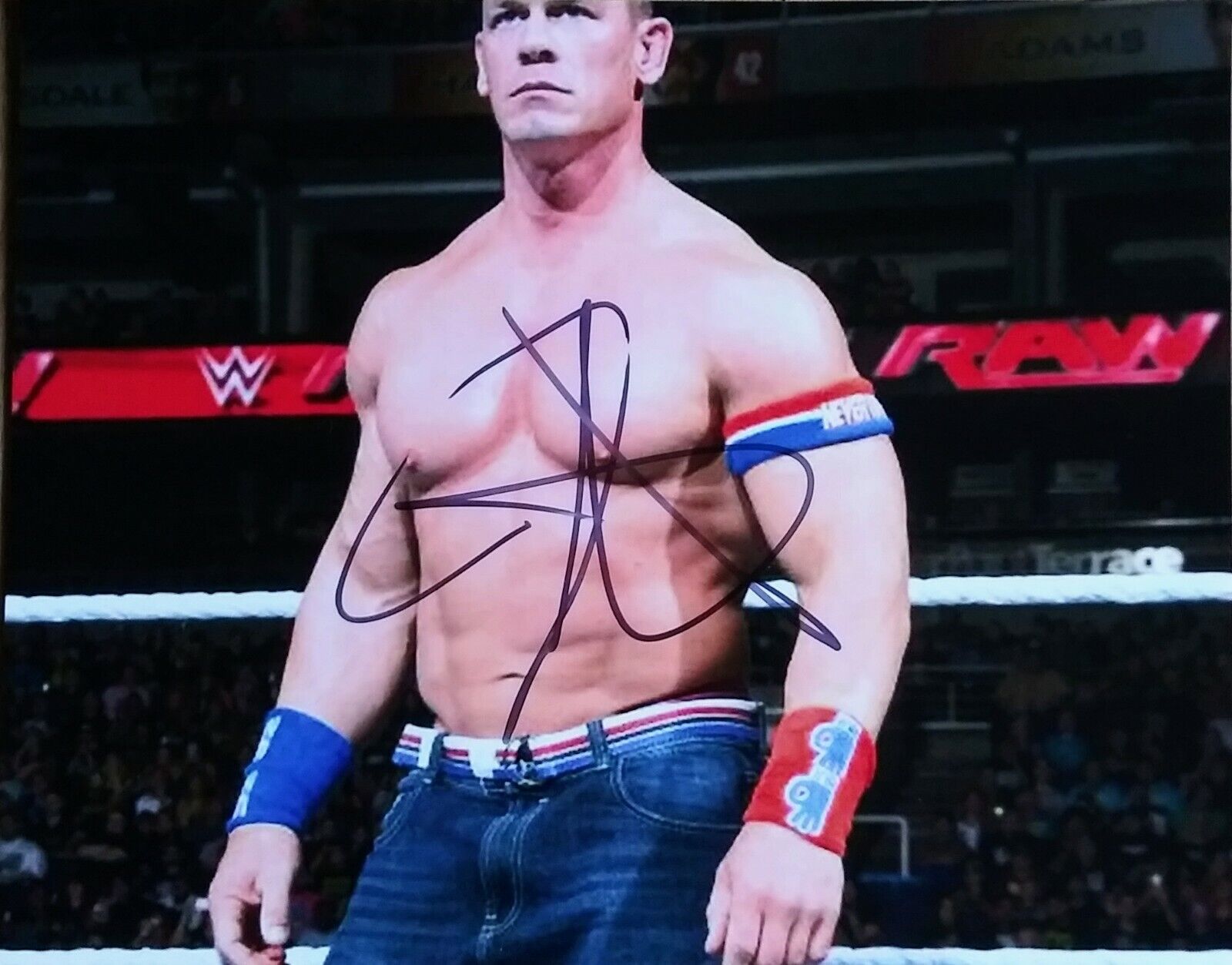 WWE JOHN CENA AUTOGRAPHED SIGNED 8X10 Photo Poster painting