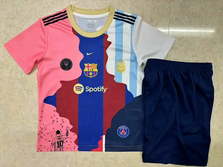 2025-26-Messi Commemorative Edition-Jersey-Children's Set