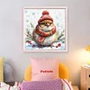 Winter Bird-11CT Stamped Cross Stitch Kit(40x40cm)