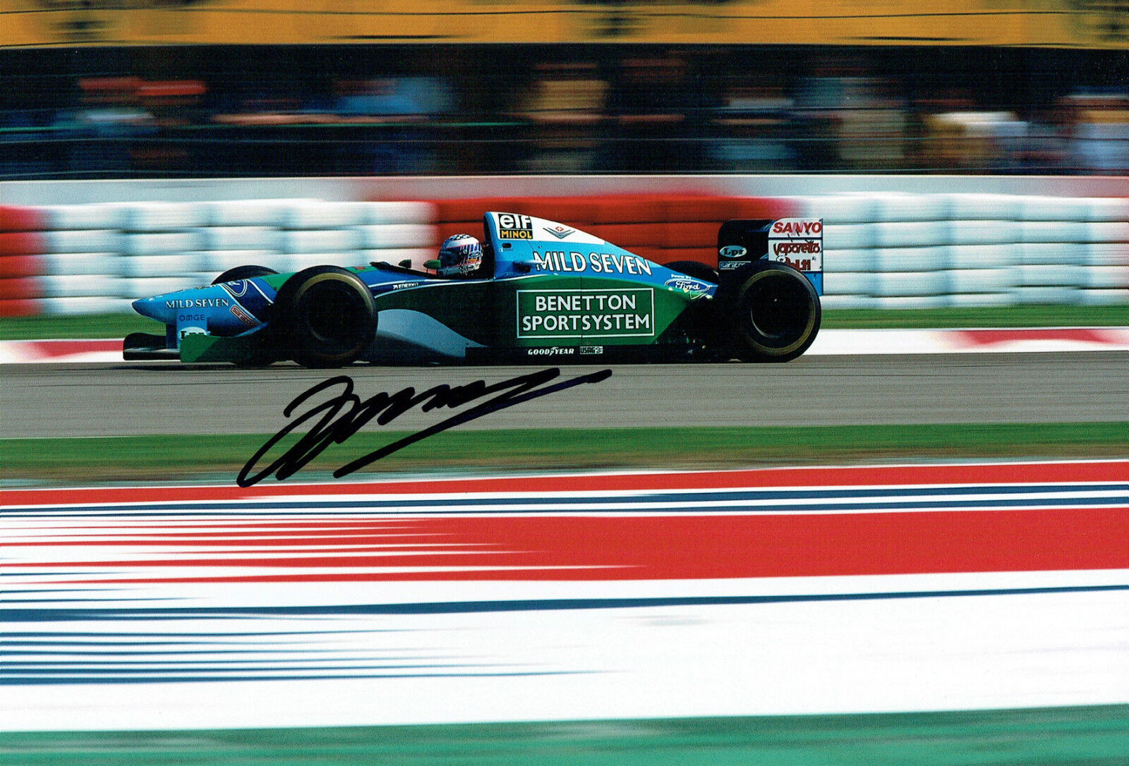 JJ LEHTO SIGNED 12x8 Photo Poster painting Doudle Le Mans 24hr Winner AFTAL Autograph COA