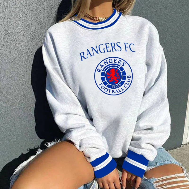 Women's Support FC Football Print Sweatshirt