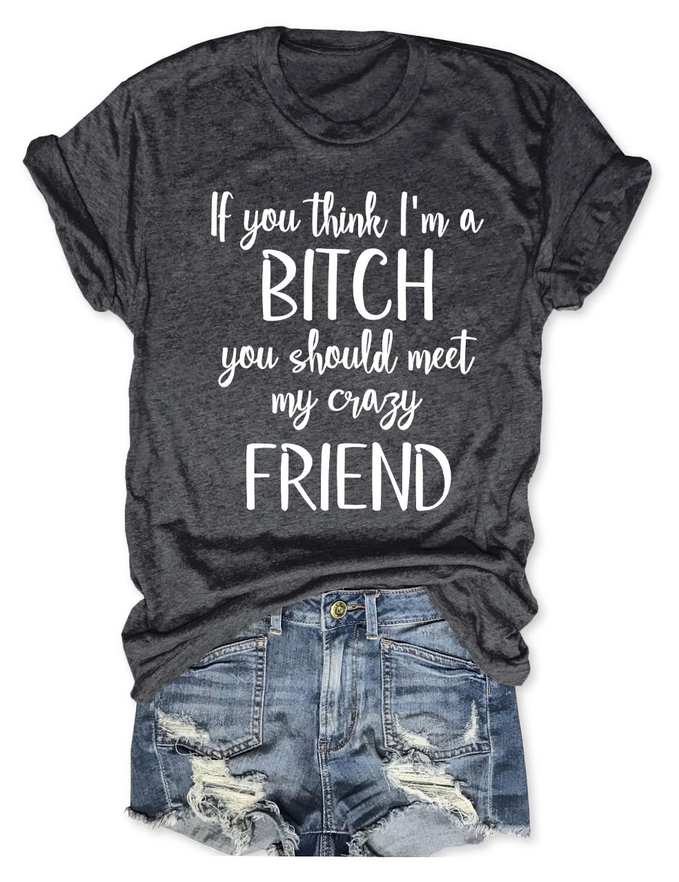 If You Think I'm A Bitch You Should Meet My Friend T-Shirt