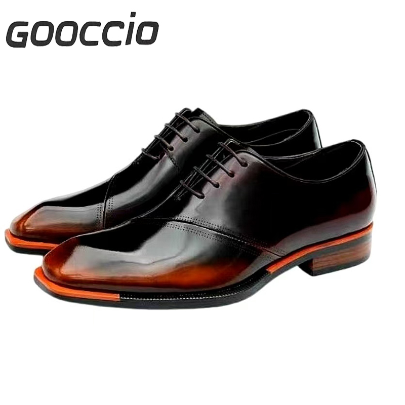 GD181 Cowhide Dress Shoes/Oxford Shoes For Men GOOCCIO   