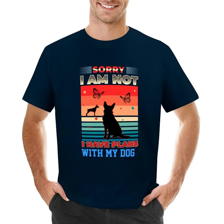 Plans With Dog Designable Men's T-shirt	