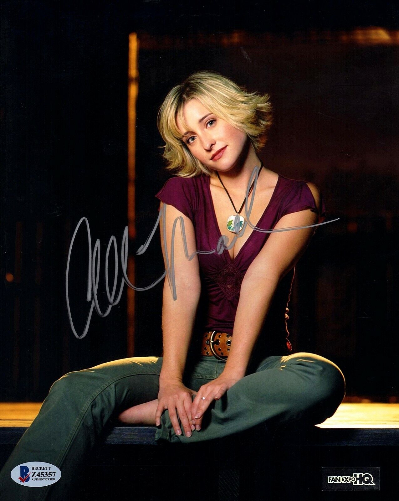 ALLISON MACK Signed Autographed SMALLVILLE