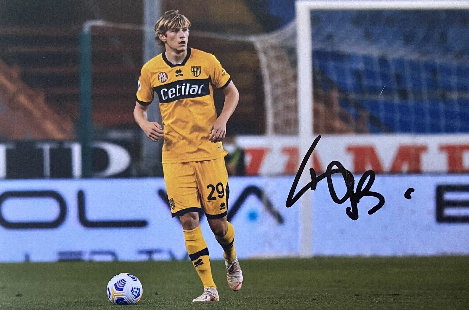 Daan Dierckx Hand Signed Parma 6X4 Photo Poster painting 2