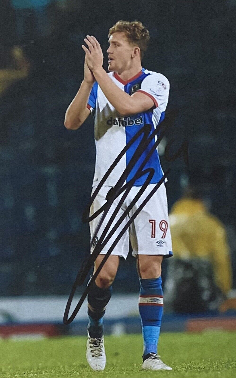 Sam Gallagher Genuine Hand Signed Blackburn Rovers 6X4 Photo Poster painting