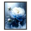 White Peony Flower - 11CT Stamped Cross Stitch 40*50cm/15.75*19.69in