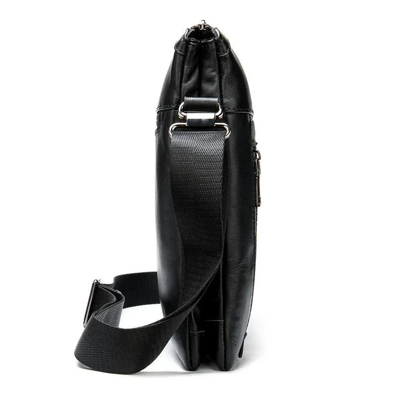 Fashion Leather Shoulder Bag Adjustable Shoulder Strap Design Casual Crossbody Bag