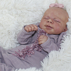 17" Sleeping Newborn Girl Handmade Soft Cloth Body Reborn Baby Doll Crindein - RBBI-Myrebornbabydoll&reg; Myrebornbabydoll&reg;