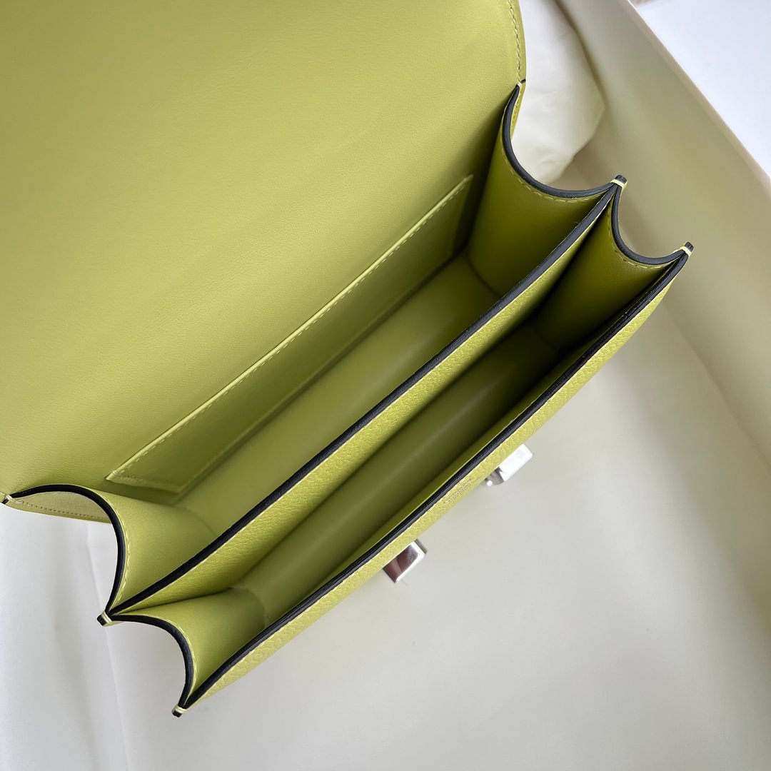 Constance 18CM Chevre goatskin 9RLime PHW