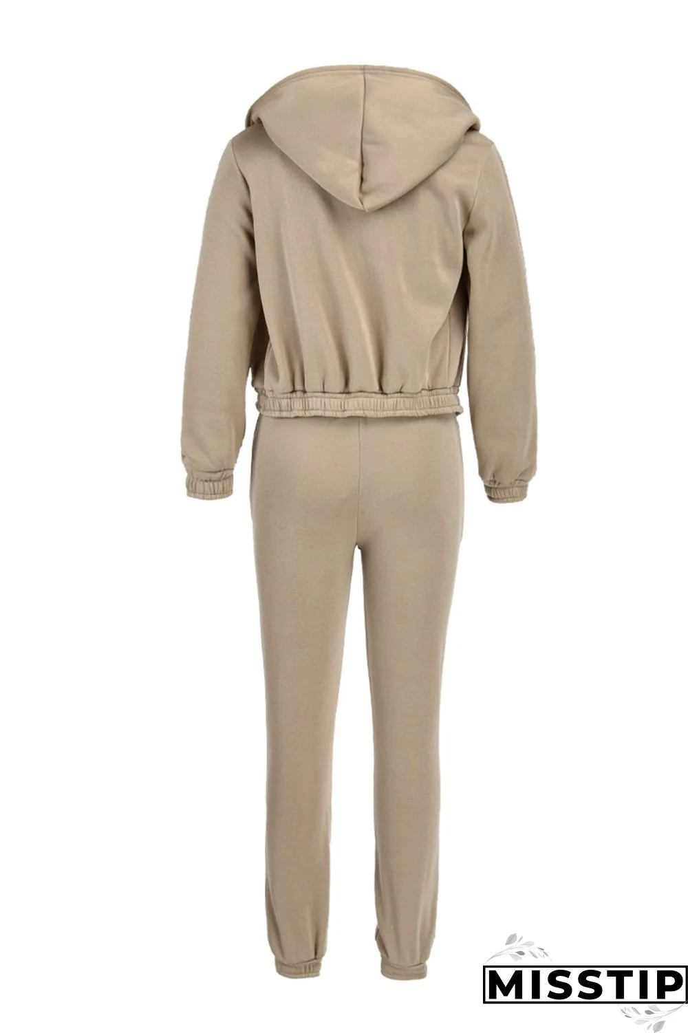 Orange Fashion Casual Solid Cardigan Vests Pants O Neck Long Sleeve Three-piece Set