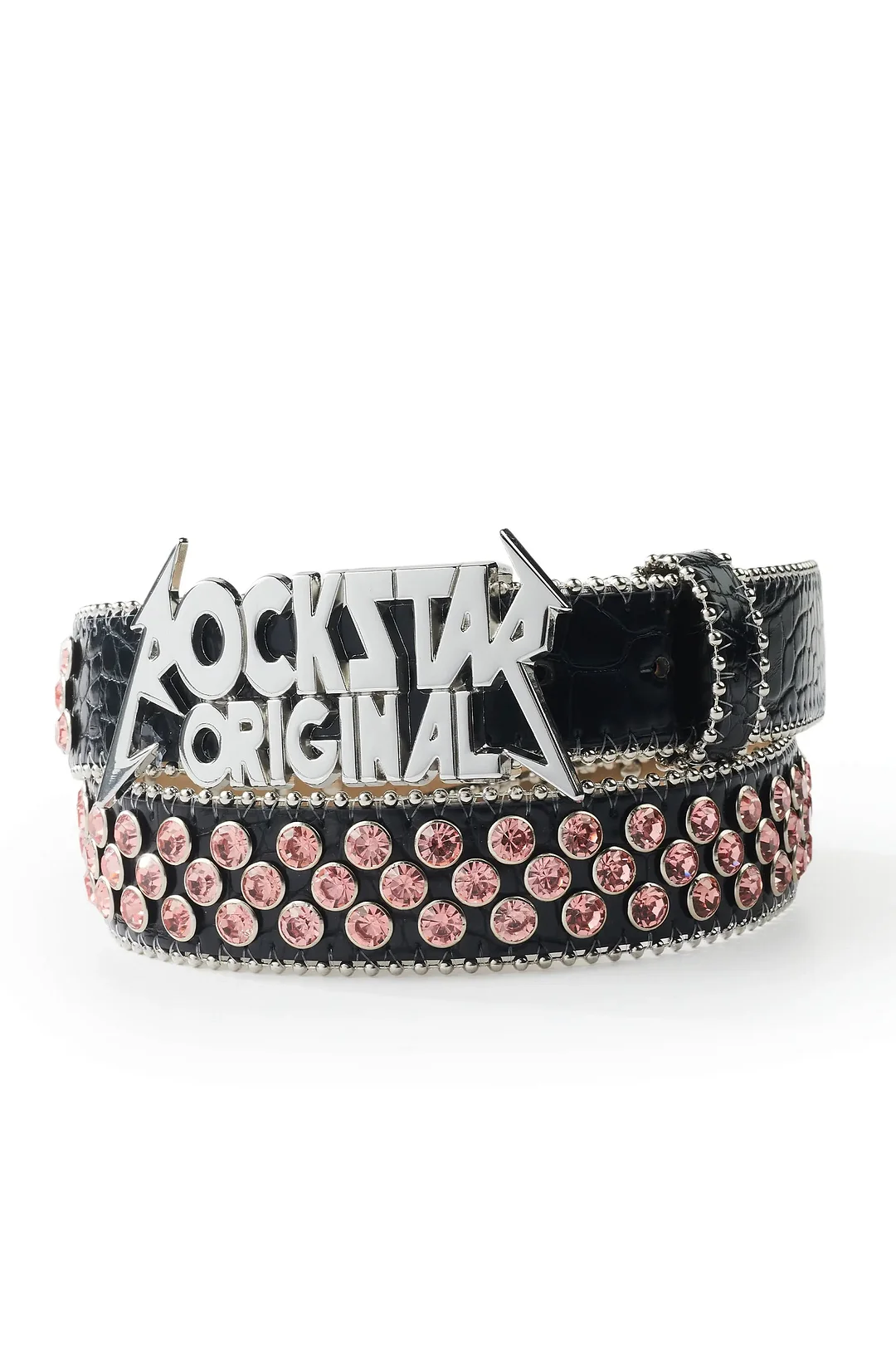 Blaze Rockstar Black/Pink Logo Belt