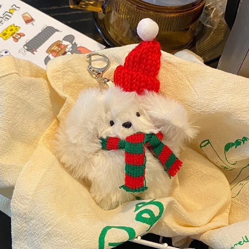 Cute Rabbit Plush Women’s Bag Pendant Keychain