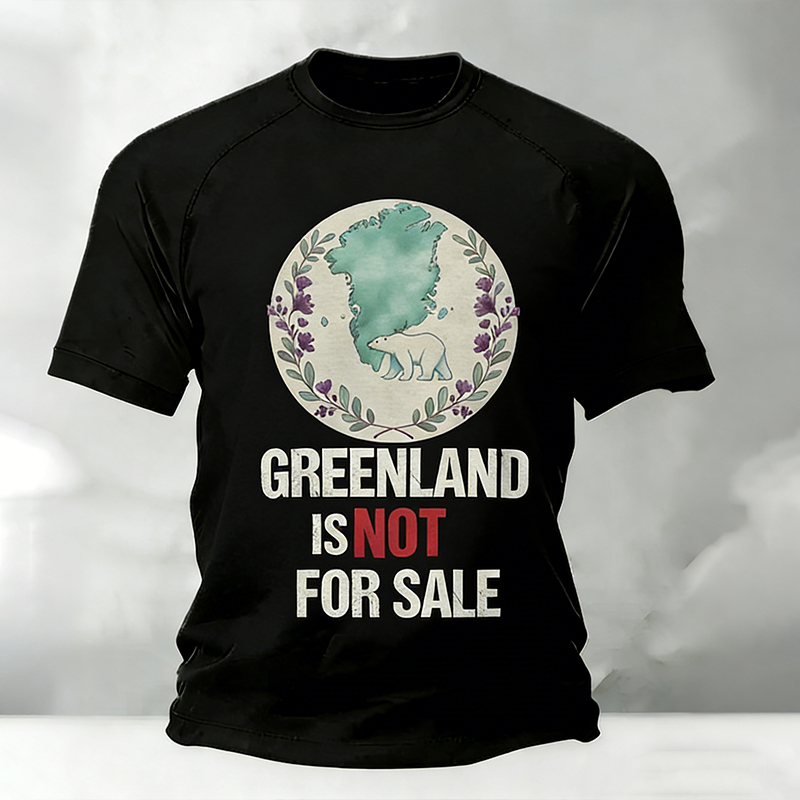 Printed, Comfortable Men's T-shirts Are Not Sold In Greenland. artswardrobe