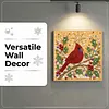 (25x25cm)DIY Pearl Painting Xmas Framed Handmade Pearl Material Art Kit Living Room Decor